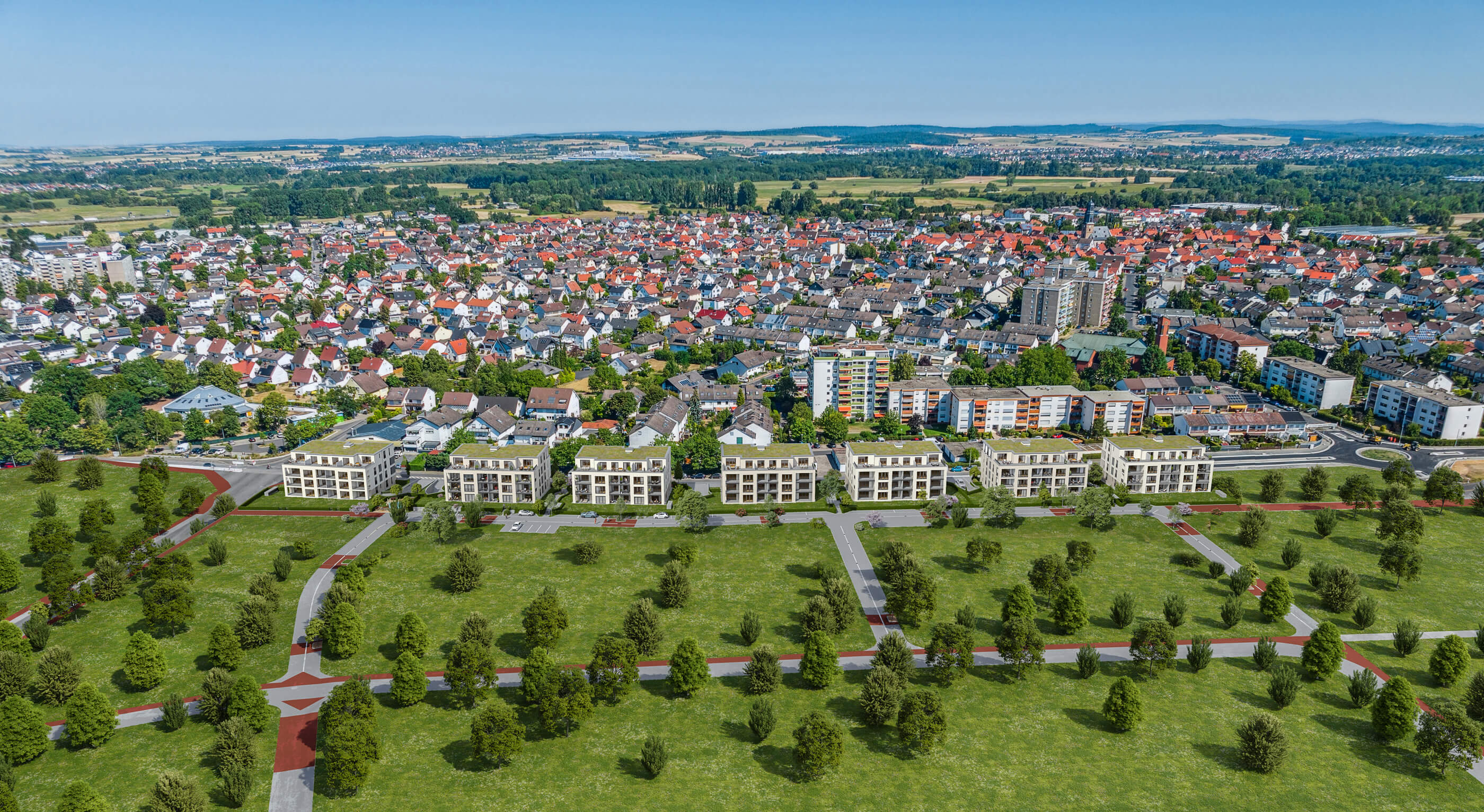 Eigentumswohnungen Tribus Rodenbach - Aussenansicht Eigentumswohnungen Tribus Rodenbach - Aussenansicht