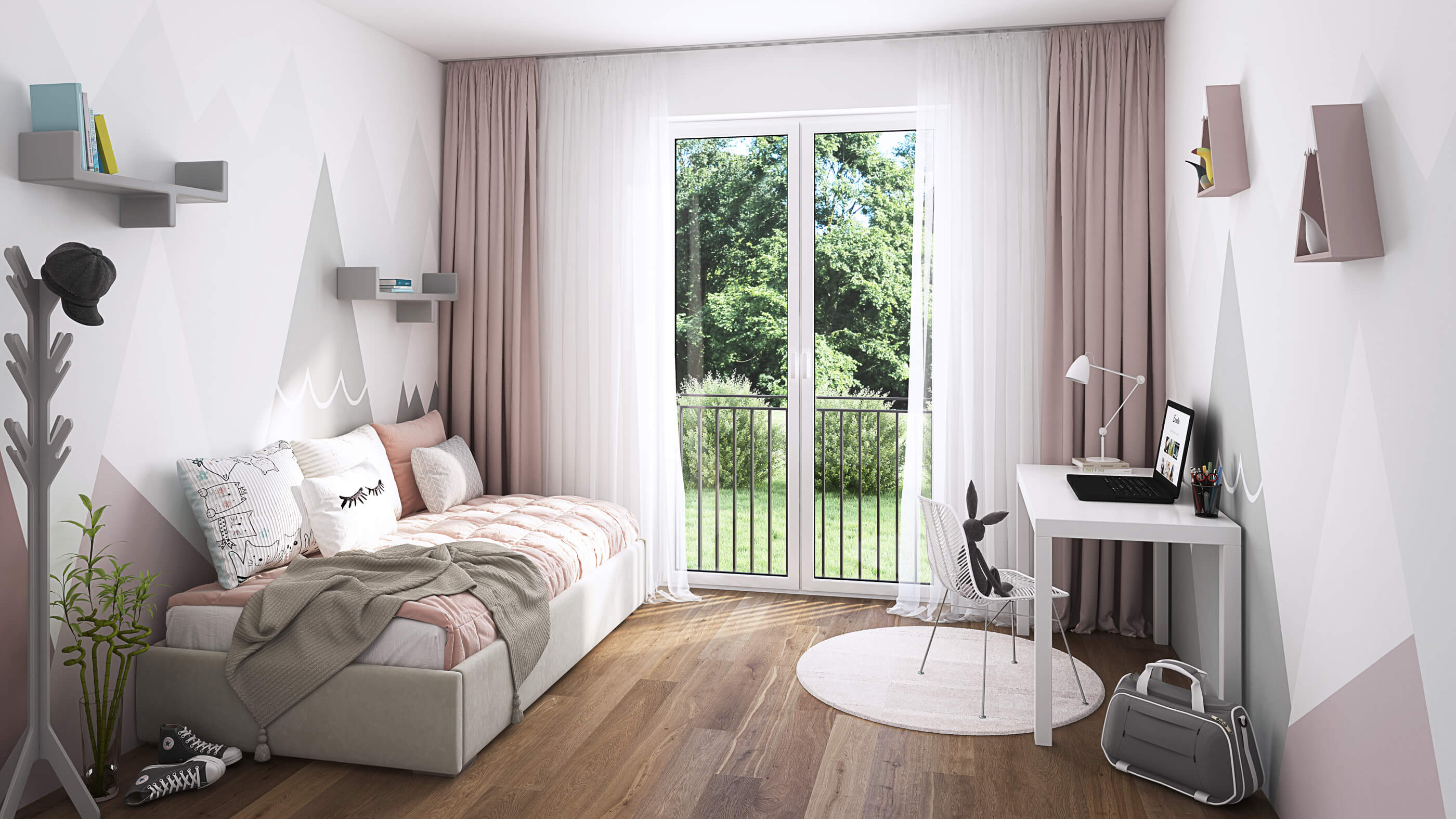 Eigentumswohnungen Tribus Rodenbach - Innenansicht Gästezimmer