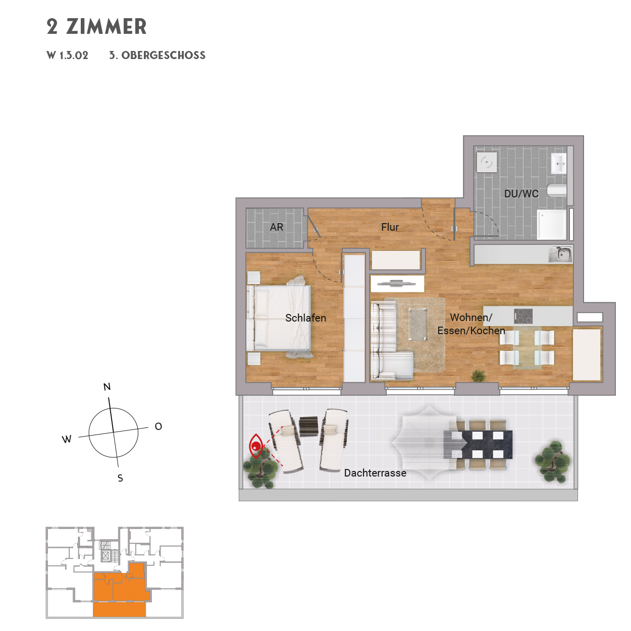 Kompakte 2-Zimmer-ETW in Rodenbach - Tribus Rodenbach - KB00023/G1/E4/Eh2 Kompakte 2-Zimmer-ETW in Rodenbach - Tribus Rodenbach - KB00023/G1/E4/Eh2