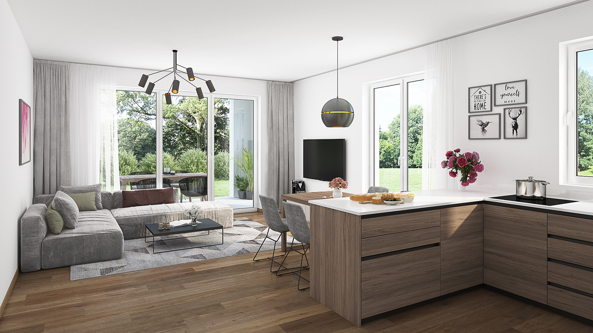 Wohnen mit Stil - 4-Zimmer ETW mit Garten in Rodenbach - KB00023/G2/E1/Eh4