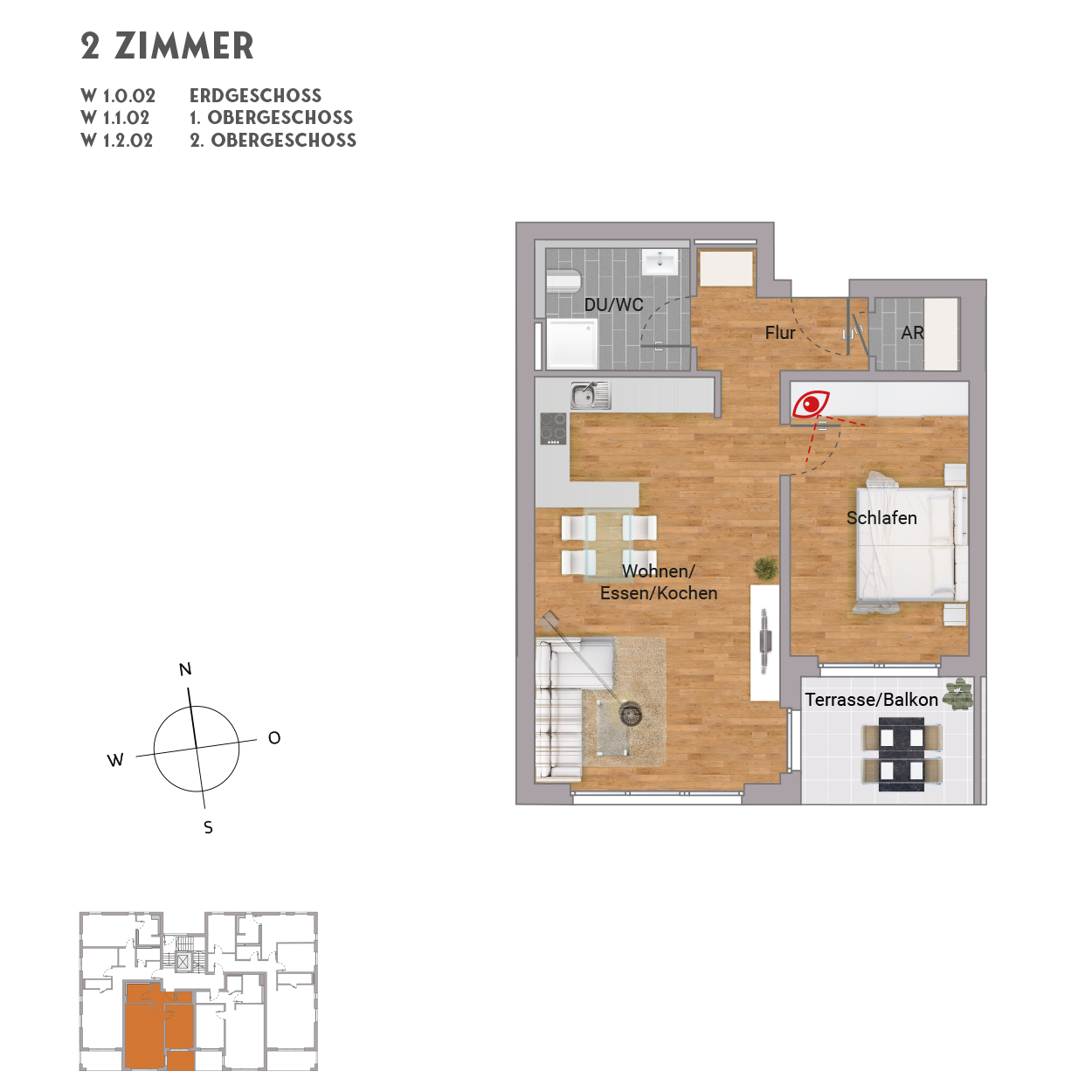 Komfortables Wohnen - 2-Zimmer ETW mit Garten in Rodenbach - KB00023/G1/E1/Eh2 Komfortables Wohnen - 2-Zimmer ETW mit Garten in Rodenbach - KB00023/G1/E1/Eh2